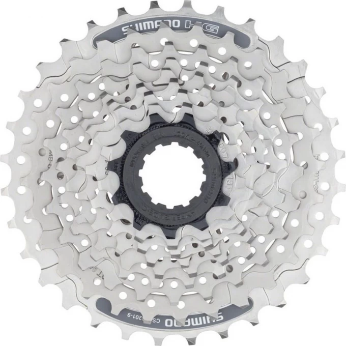 Кассета SHIMANO ALIVIO HG201, 9 скоростей, 11-34 серебристый ECSHG2019134