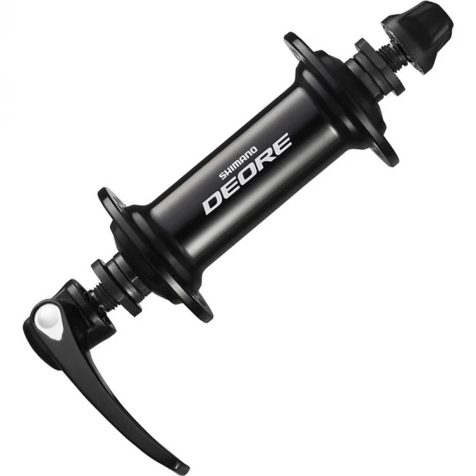 Втулка передняя SHIMANO DEORE, T610, 32 ОТВ, QR, ЦВ. ЧЕРНЫЙ EHBT610BL Втулка передняя SHIMANO DEORE, T610, 32 ОТВ, QR, ЦВ. ЧЕРНЫЙ EHBT610BL