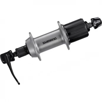 Втулка задняя SHIMANO TX500, v-br, 36 отверстий, 8/9, QR, old:135мм, серебристый
